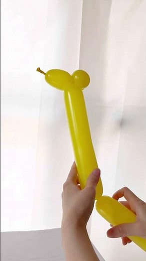 簡単！風船で作るキリン🎈バルーンアート(Balloon)
