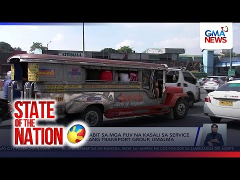 Transport groups protest GPS requirement under service contracting program | SONA