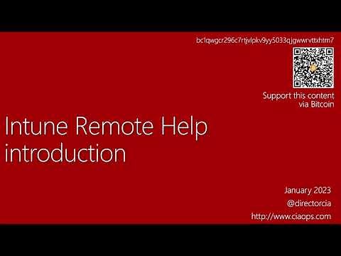 Intune Remote Help introduction