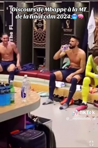 Discours motivant pour la finale CDM 2024