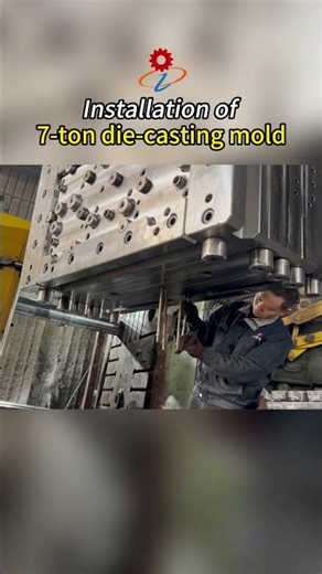 Installation of aluminum Pressure Die-Casting Molds #foundry #aluminumcasting