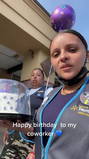 Birthday Celebration at Walmart with Cake and Fun