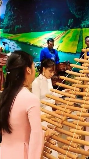 She has certainly mastered the Vietnamese xylophone