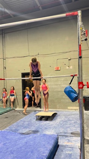⭐️ Big milestone for Mariah: low bar kip! | Aerials Gymnastics