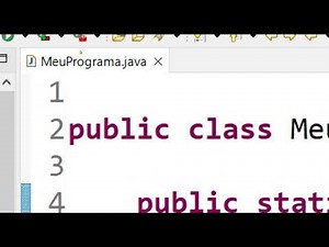 Aprendendo a Programar em Java - Aula 01 (criando o primeiro programa)