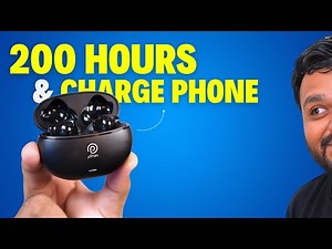 200 Hours Battery Life & Earbuds Work As Power Bank, pTron Zenbuds Evo X1 Max Review | Geekman