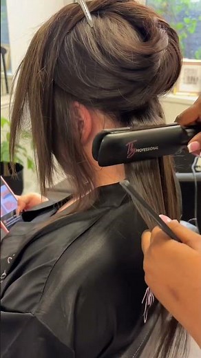 Beaded Weft aka Invisible Bead Hair Extensions #beadedweft #hairtok