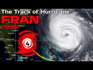 The Track of Hurricane Fran (1996)