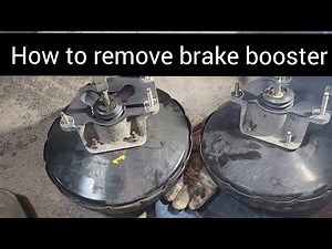 How to remove brake booster, Nissan SENTRA 2007-2012