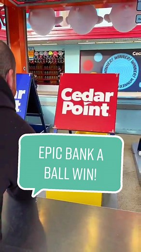 This was such a cool moment on live stream @officialcedarpoint #games #win #livestream