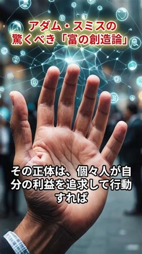 アダム・スミスの驚くべき「富の創造論」 #アダムスミス #見えざる手の正体 #資本主義の父