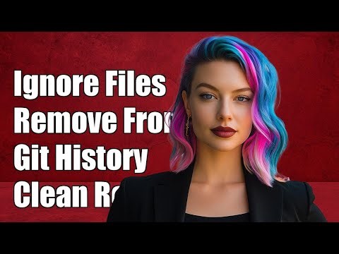 Ignore files committed to git and also remove them from history