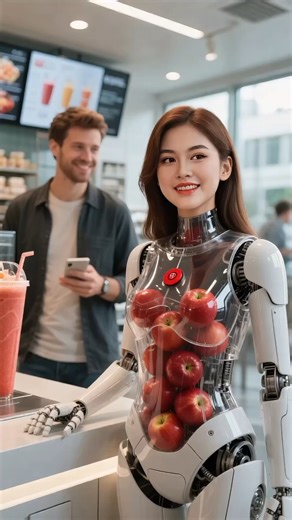 AMAZING ROBOT TRANSFORMS APPLES INTO JUICE IN SECONDS! 🍎⚡
