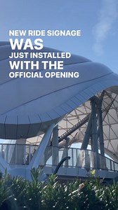 Tron Lightcycle Run coaster testing with riders at Disney World