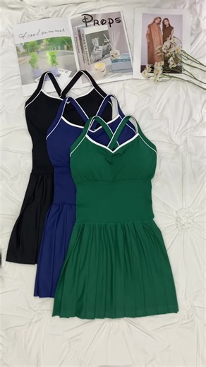 the sporty dress that’s cute and ready for a workout 🎾✨ #tennisdress #contraststyle #backlessdesign #builtinshorts #womensactivewear #springfit #athleisurelook #activewear #athleisure #gymwear #yogawear #tenniscore #tennisoutfit #sportychic #fitnesswear #workoutstyle #gymoutfit #summeractivewear #everydayactive #womenactivewear #athleisurestyle #sportyfashion #fitnessfashion #yogagirl #gymgirl #tennisstyle #casualactive #ontherungo #loungewearvibes #streetathleisure #comfortfit #stretchwear #da
