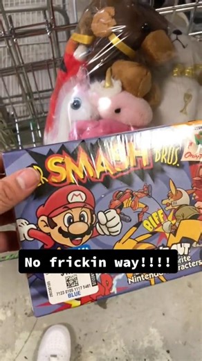 Throwback to when I found this sealed Super Smash Bros for $2 #insane #retrogaming #supersmashbros