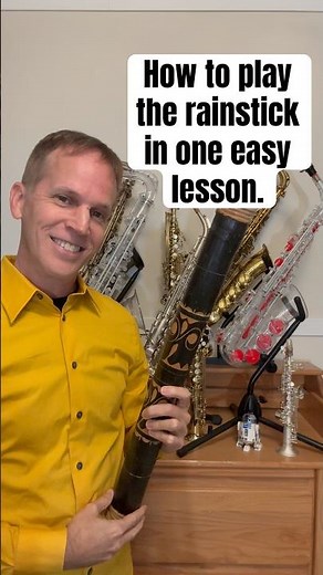 How to play the #rainstick in one easy lesson. #rainsticktutorial #musictutorial #musiccomedy