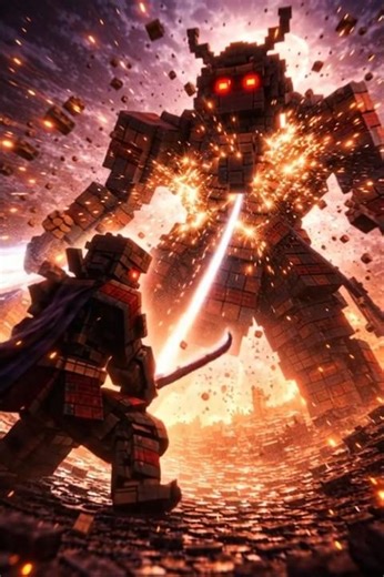 The Last Samurai of Minecraft | Epic Cinematic Battle 🔥 #shorts