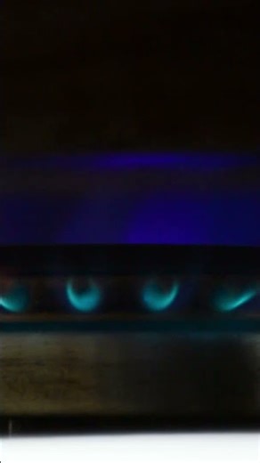 ♾️🔥Gas burner on stove #forley #effectsound #gas #whitenoise #shorts