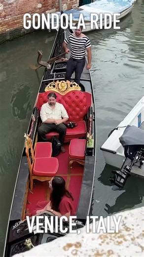Gondola ride. Venice, Italy #shorts