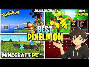 REAL PIXELMON MOD FOR MINECRAFT POCKET EDITION ( 1.21.81 ) | BEST PIXELMON MOD MINECRAFT PE | 2025 !
