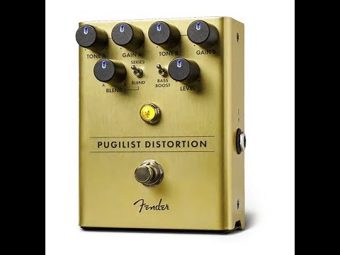 Fender Pugilist Distortion pedal demo with humbuckers and Princeton Reverb