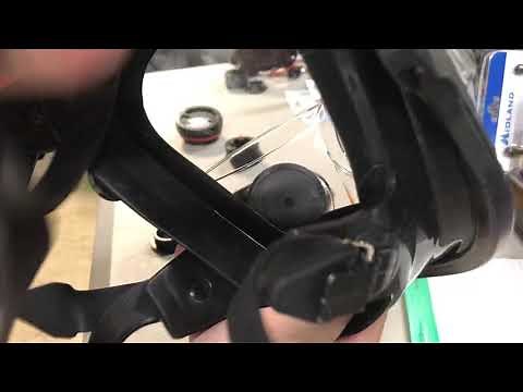 Assembling North 7600 respirator