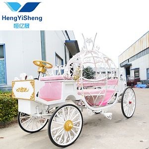 [Hot Item] Outdoor Cheap Luxury Wedding Parade Cinderella Horse Carriage for Sale