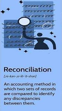 What Is a Reconciliation? #finance #money #accounting #bookkeeping
