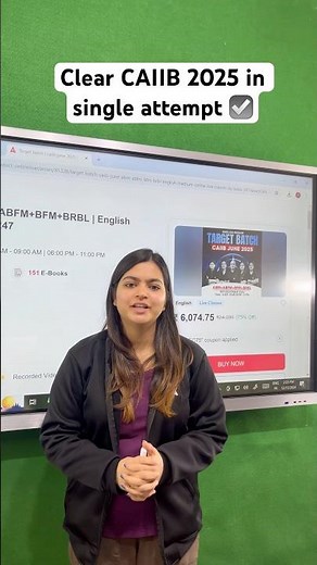 Clear CAIIB 2025 in single attempt ☑️ #caiib