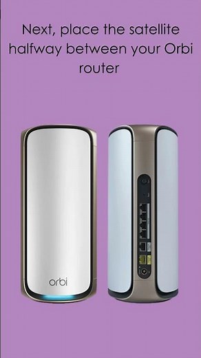 How to Set Up a NETGEAR Orbi Satellite using Wps Method #techtutorial #smarthome #easysetup #wifi