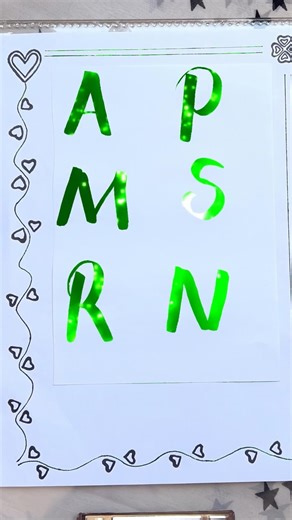 A P M S R N || Comment your name..||#calligraphy #viralshorts #shorts #magicalcalligraphy