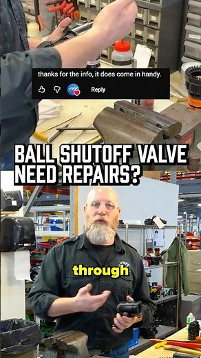 How to Rebuild a Fire Nozzle Ball Shutoff Valve #firefighter