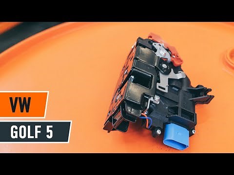 How to change door lock VW GOLF 5 [TUTORIAL AUTODOC]