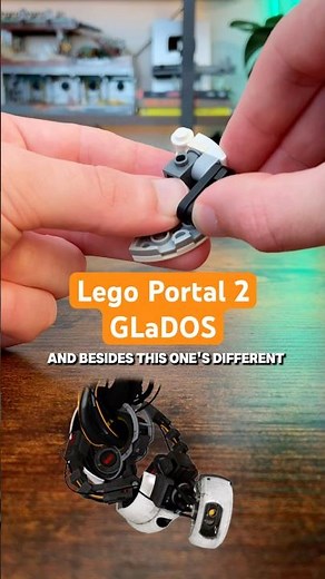Attempting A PERFECT Lego Portal 2 GLaDOS #lego #portal #portal2