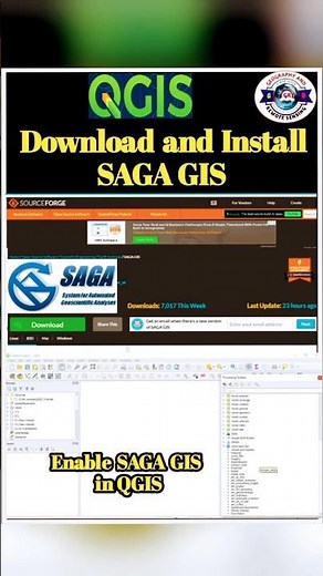 Download and Install SAGA GIS for QGIS #shorts