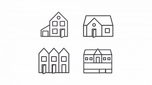 Personal Estate Line Animation Set Housing Stock Footage Video (100% Royalty-free) 3765369805 | Shutterstock