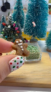 Come Make Miniature Gingerbread Men with me in the mini kitchen #miniatures #Gingerbread #gingerbreadman #cookiesforsanta #cookies #recipe #christmas2023 #christmastreats #littlethings #minibakes | My Mini Bakes