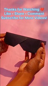 DIY Paper Sunglasses | Easy Black Paper Craft | Trending Handmade Sunglass Design