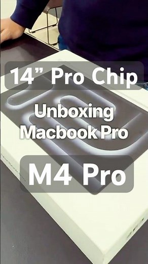 MacBook Pro 14” M4 Pro Silver – Unboxing