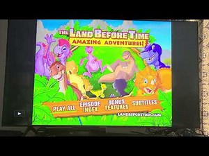 The land before time amazing adventures 2007 dvd menu walk-through