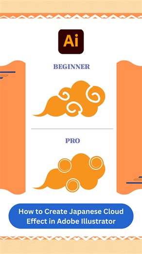 33K views · 240 reactions | How to Create Japanese Cloud Effect in Adobe Illustrator . Follow : Vipul Graphics . Thanks . #illustrator #adobe #art #japanese #clouds #artstyle #tips #vector #graphics #designer #graphicdesign #design #graphicdesigner #vipulgraphics #explore | Vipul Graphics | Facebook