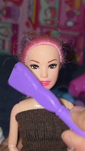 Toys Asmr | Satisfying With Cute Barbie Doll Hello Kitty Makeup Toys | Applying Colours Lipstick 💄2a