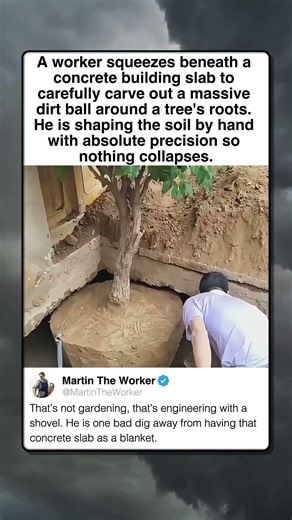 DANGEROUS TREE TRANSPLANT PROCESS
