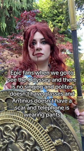 Epic fans discovering the Odyssey is in fact very different from our little musical #shorts #cosplay