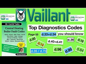Vaillant Diagnostic Codes, all you need to know on an APP