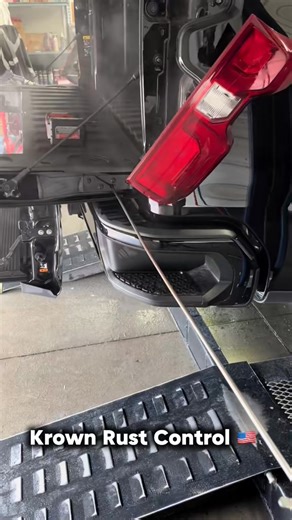 Krown was made correctly from the beginning. Thin enough to spray with no solvents or thinning agents. #trucklove #Michigan #westmichigan #carcare #rustproofing #chevytrucks #silverado #trucks #chevysilverado | Krown Rust Control - Holland