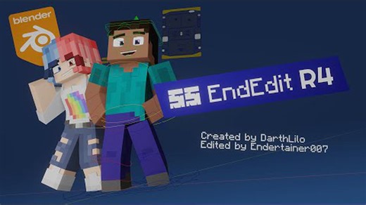 SS EndEdit R4 | An Advanced Free Minecraft Blender Rig [For Blender 3.0]