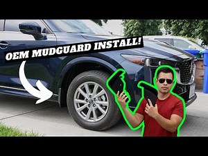 2022-2024 Mazda CX5 Mudguard Installation! CX5 Mudguard Installation NO JACKNUT NEEDED