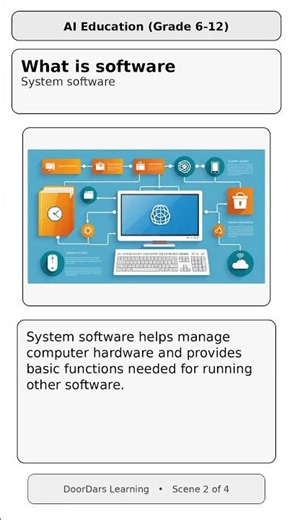What is Software? | Grade 6 ICT | Part 1 #Shorts